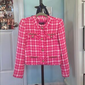 Generation Love Pattern Tweet Jacket Size S